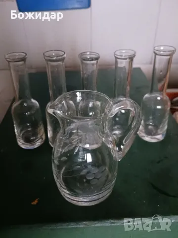 Шишенца за Ракия. 5бр+ каничка.