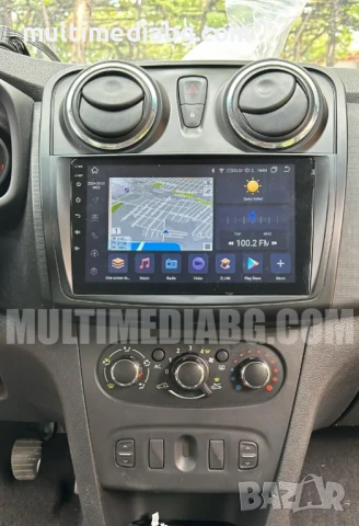 Dacia Sandero 2/Logan 2012-2019 Мултимедия Навигация Android, снимка 3 - Аксесоари и консумативи - 51089612