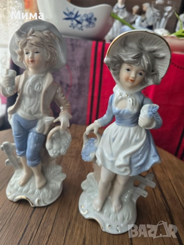 Комплект порцеланови фигурки, снимка 3 - Статуетки - 52510973