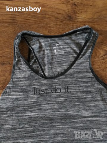 Nike W NK DRY TANK STUDIO JDI - страхотен дамски потник КАТО НОВ, снимка 6 - Потници - 36635177