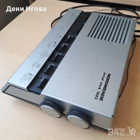 Винтидж/ретро Радио NORMENDE actual clock 1023, Germany, снимка 5 - Други ценни предмети - 50949203