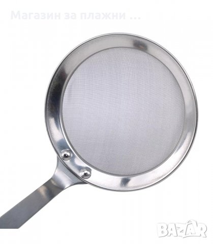 ЦЕДКА С ФИНА МРЕЖА, НЕРЪЖДАЕМА СТОМАНА - код  2999, снимка 7 - Аксесоари за кухня - 34140310
