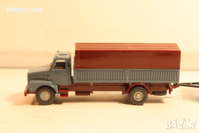 WIKING H0 1/87 VOLVO N 10 КОЛИЧКА TIR КАМИОН МОДЕЛ, снимка 2 - Колекции - 54211948