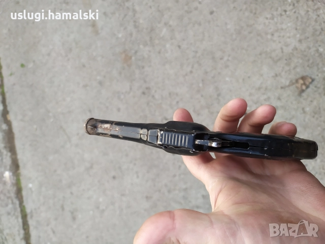 Стара играчка револвер, снимка 5 - Антикварни и старинни предмети - 52838980