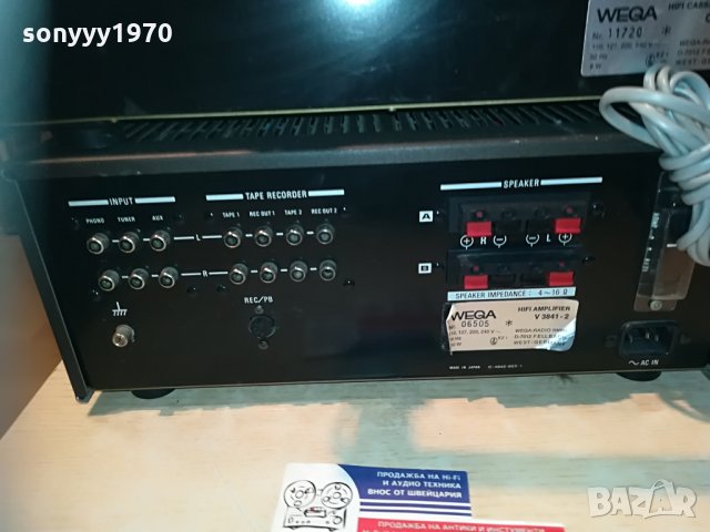 wega hifi-tuner & deck & ampli-внос швеицария, снимка 12 - Ресийвъри, усилватели, смесителни пултове - 29554892