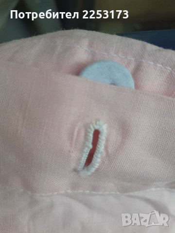 Голяма Розова калъфка с копчета, снимка 3 - Спално бельо - 38013983