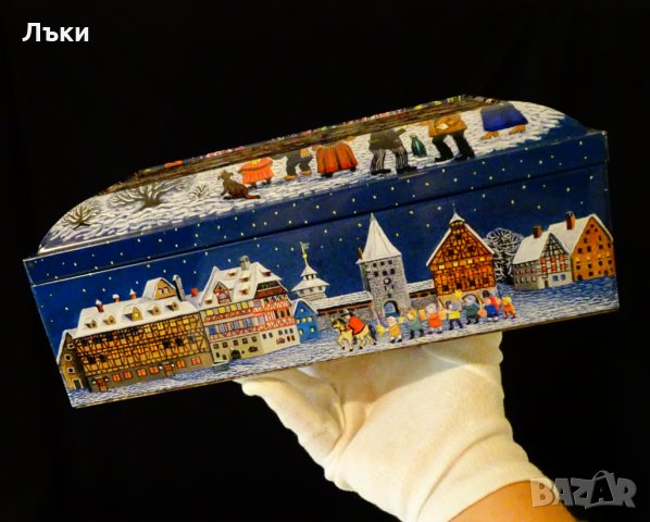 Немска метална кутия от 2000 година. , снимка 3 - Антикварни и старинни предмети - 30248578