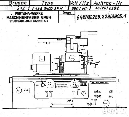 📀FORTUNA-WERKE Type F 16S 3400 AFW Шлифовална машина обслужване на📀 диск CD📀 Български език📀 , снимка 5 - Специализирана литература - 37629430