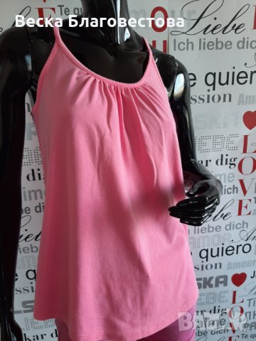 Потник и къси панталонки в розово, снимка 6 - Костюми - 29947482