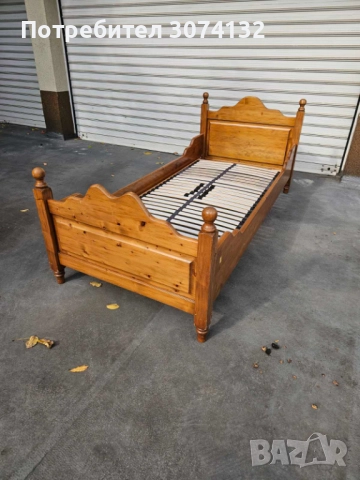 Легло в стил Рустик , снимка 3 - Спални и легла - 52159292