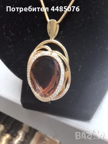 ЗЛАТЕН ДАМСКИ КОМПЛЕКТ 14К. , снимка 2 - Бижутерийни комплекти - 51028386