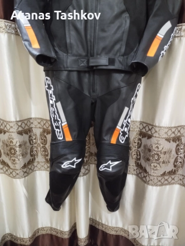 Alpinestars EU58 кожен екип 2 части, снимка 5 - Спортни дрехи, екипи - 52821155
