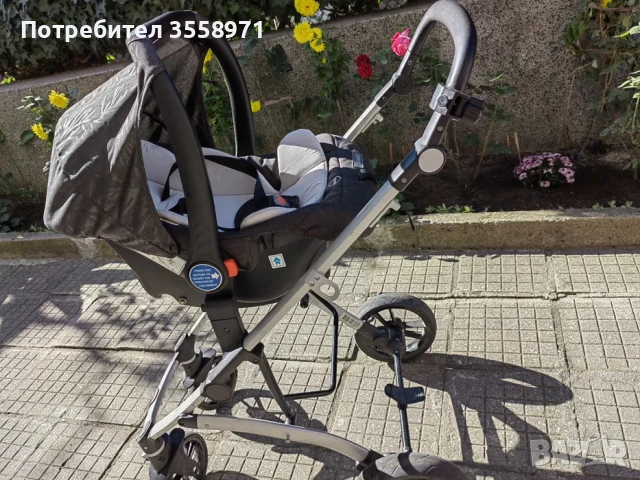 Бебешка количка Chipolino Malta 3в1, снимка 2 - Детски колички - 54300913