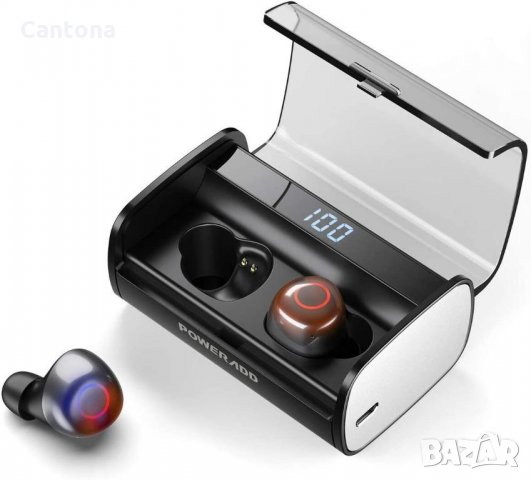 Poweradd Q67 True Wireless Earbuds, Bluetooth 5.0,3D Stereo