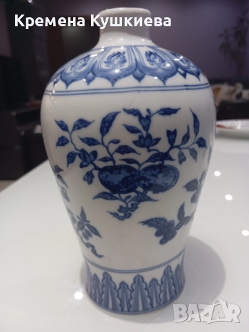 Порцеланова маркирана колекционерска ваза, снимка 8 - Антикварни и старинни предмети - 52446888