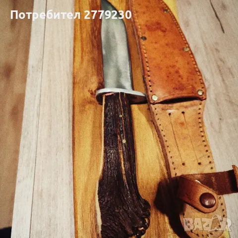 Ловен нож на Хр. Метев Нов!, снимка 4 - Ножове - 49885133