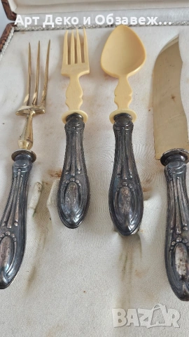 Сребърни прибори за сервиране, снимка 6 - Прибори за хранене, готвене и сервиране - 53955711