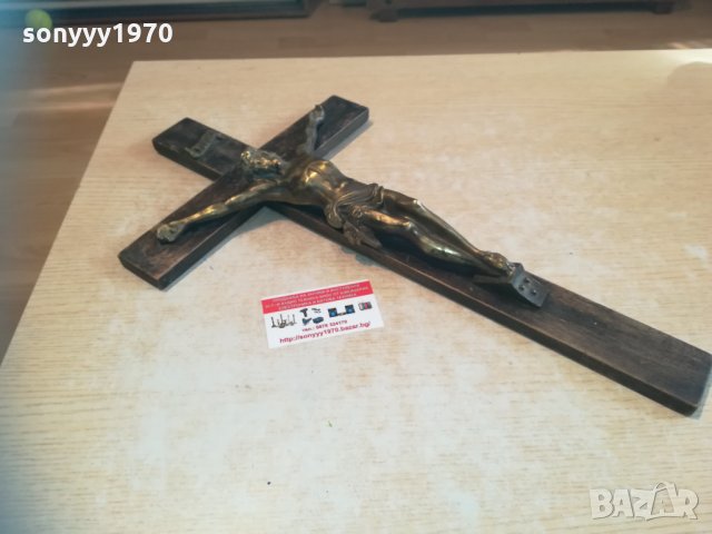 поръчан-тежък масивен кръст-мед/месинг 2301211906