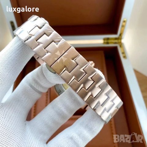 Мъжки часовник Vacheron Constantin Overseas Gold с автоматичен механизъм, снимка 4 - Мъжки - 42112939