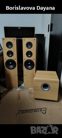 тонколони Jamo + активен субуфер Jamo 