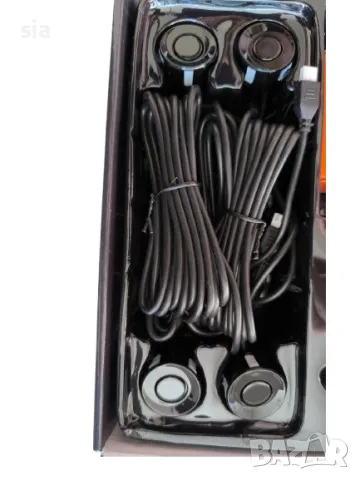 Парктроник за кола, за заден монтаж, Led- Slim, черни датчици, снимка 4 - Аксесоари и консумативи - 48022321