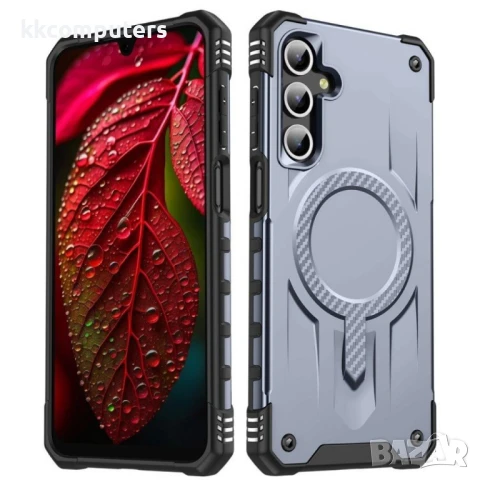 Samsung Galaxy A36 5G / A56 5G PC + TPU/ MagSafe Удароустойчив Калъф и Протектор, снимка 3 - Калъфи, кейсове - 50790090