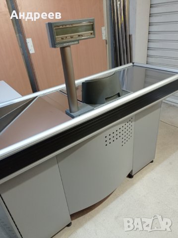 Каса за магазин / Касово място/ с вграден баркод скенер Магелан 8402 и везна Бизерба