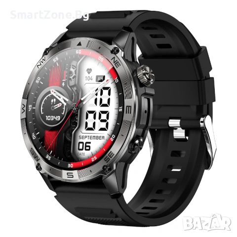 GPS Смарт часовник Xmart HK08, Черен