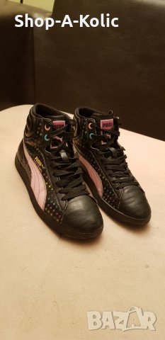 Vintage Retro PUMA FIRST ROUND HI-TOP Trainers, снимка 1 - Кецове - 35098983