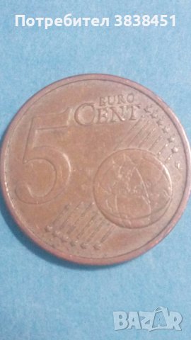 5 евро цент 2009 г.Словения, снимка 1 - Нумизматика и бонистика - 44500251
