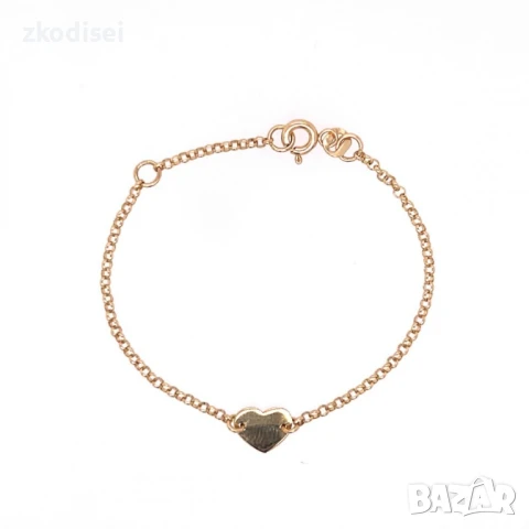 Златна детска гривна 1,30гр. 15,5см. 14кр. проба:585 модел:33712-5