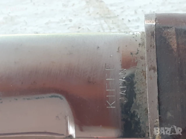 Много рядък японски военен боен нож WW2 Втора световна война, снимка 3 - Антикварни и старинни предмети - 51358219