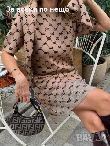 Gucci Дамски Комплект Гучи - 2 Налични Цвята Код I_88, снимка 4 - Комплекти - 52107519