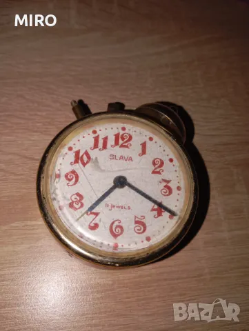 Будилник Слава, снимка 7 - Антикварни и старинни предмети - 48091228