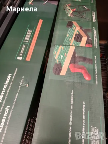 Работна маса Parkside сгъваема маса за обработване и стягане на всякви материали - метал, пластмаса, снимка 5 - Стяги - 49893628