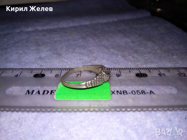 ПОСРЕБРЕН - с ПЕЧАТ 925 - ФИГУРАЛЕН АРТ ПРЪСТЕН - БУХАЛЧЕ от БЛАГОРОДНА НЕРЪЖДАЕМА СТОМАНА 34377, снимка 6 - Пръстени - 39643083