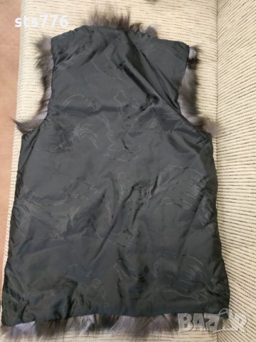 Нов елек от сребърна лисица, снимка 3 - Елеци - 31630366