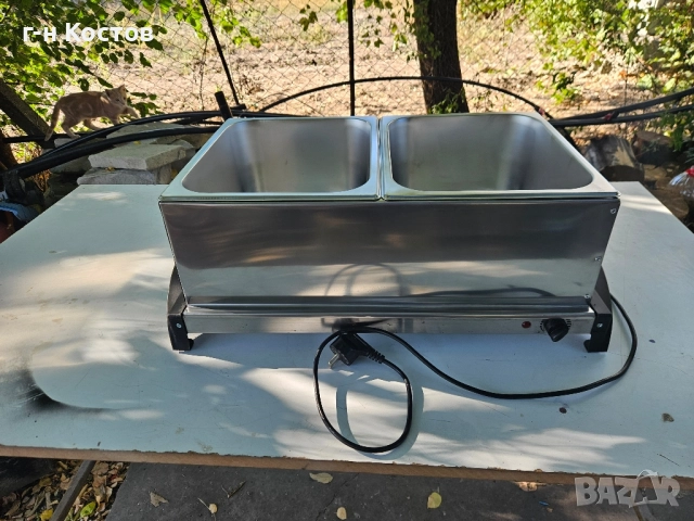 Бен-мари топло със сух нагревател отдолу 2бр. гастронорми 1/2-15см.