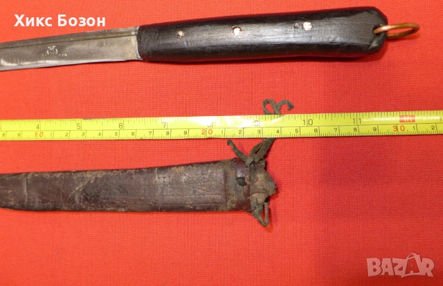 Античен български ловен нож на 100++ години, снимка 8 - Антикварни и старинни предмети - 54227567