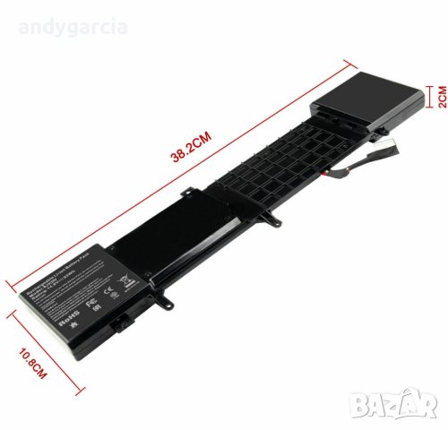 Dell Alienware 17 R2 R3 - 92Wh 14.8V чисто нова батерия P43F P43F001 5046J YKWXX battery, снимка 9 - Други - 42652166