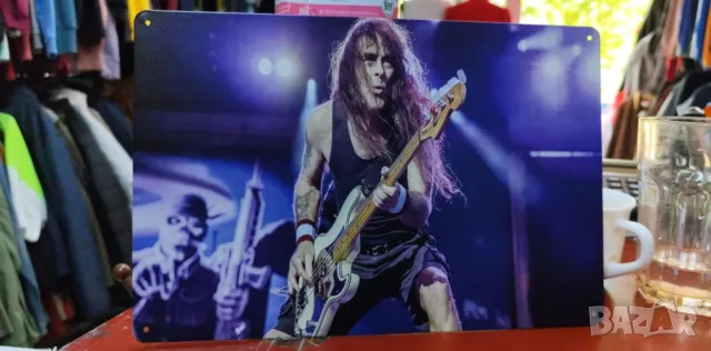 Steve Harris-метална табела(плакет), снимка 2 - Китари - 47796452