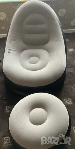 Преносимо надуваемо кресло и табуретка  