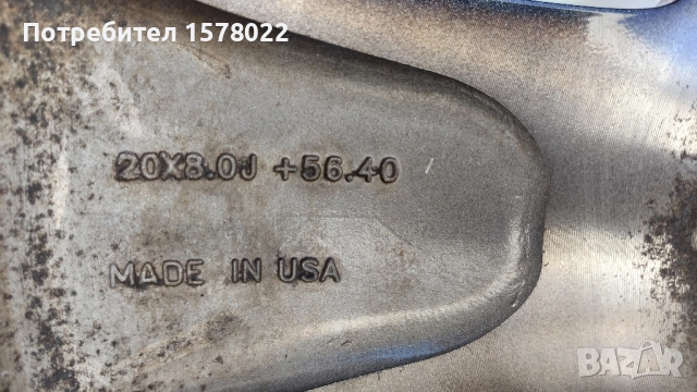 Джанти 20-ки за Jeep Grand Cherokee, снимка 2 - Гуми и джанти - 52096866