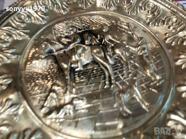 МЕДНА ДЕКОРАЦИЯ ЗА СТЕНА 1604261748LCHERY1, снимка 2 - Антикварни и старинни предмети - 54218856