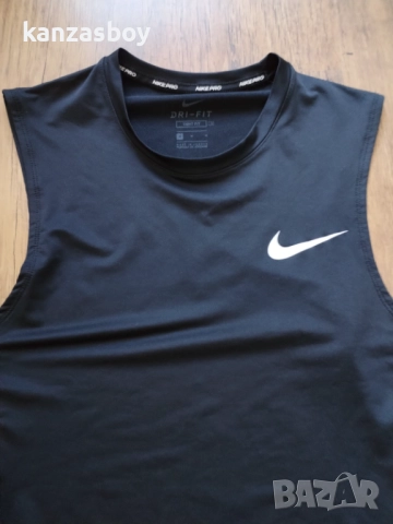 Nike Pro - страхотен мъжки потник S , снимка 2 - Тениски - 51666121