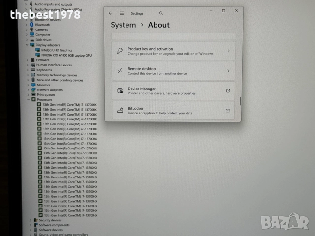 НОВ!ThinkPad P16 Gen2`i7-13700HX/RTX A1000/32GB DDR5/1TB SSD/165Hz WQXGA/Гаранция, снимка 8 - Лаптопи за работа - 52335976