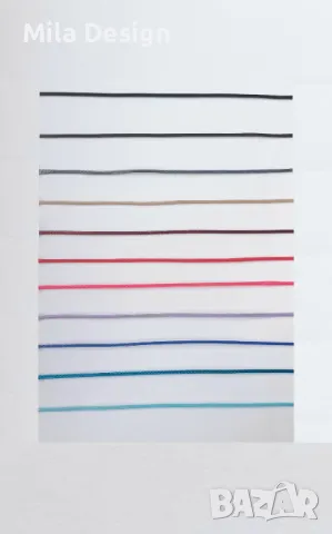 Гривна червен конец със сребърно топче, снимка 2 - Гривни - 50342053