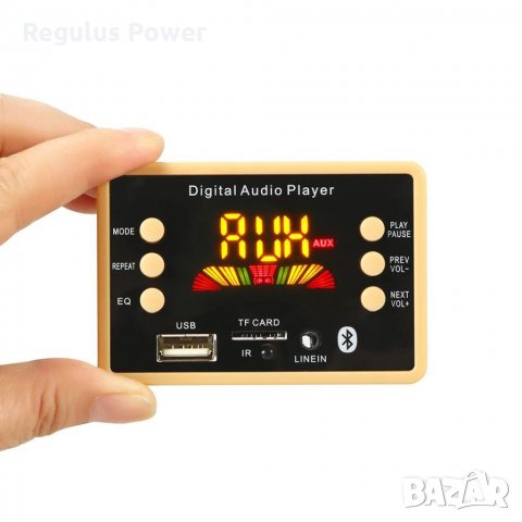 Аудио Mp3 нодул за вграждане 5V/12V Bluetooth 5.0 KEBIDU Tf/Fm/USB/AUX, снимка 2 - Аудиосистеми - 30063826