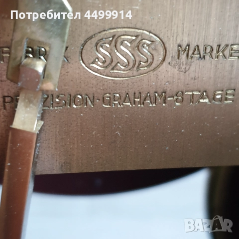 ВИНТИДЖ КАМИНЕН ЧАСОВНИК BUCHERER, снимка 11 - Антикварни и старинни предмети - 51732211