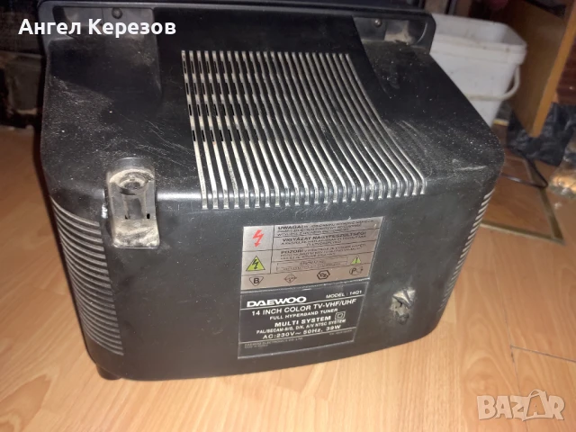 TV DAEWOO 14 инча с лек проблем за ремонт, снимка 7 - Части и Платки - 50519045